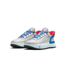 Nike Zapatillas de baloncesto altas para jóvenes JORDAN DAY1 E.O. (GS) - Gris azul rojo - Ver 3