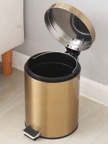 3L Stainless Steel Pedal Bin Copper Metallic | Anti-Fingerprint | Matt Finish | Small Bathroom Garbage Bin With Inner Holder Bin