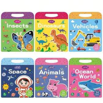 A Set Reusable Sticker Books For Kids,Washable Stickers For Toddlers,Holiday Gifts For Preschoolers,Available As Back-To-School Gifts,Birthday Gifts Sticker Book,Stickers,Reusable Sticker Book,Sticker Book,Stickers,Reusable Sticker Book,Sticker Book,Stickers,Stickers Kids,Sticker Book,Stickers,Kids Books,Kids Birthday,Toddler Books,Children Gifts,Sticker Book,Stickers,Stickers For Kids,Boy Stickers,Kids Activity Pack,Ocean Stickers