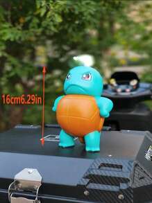 pokemon Pokemon 16cm Car-Mounted Standing Squirtle Car Decoration Roof Vinyl Car Tail Doll Car External Pendant Home Desktop Ornaments Computer Desk Ornaments Doll