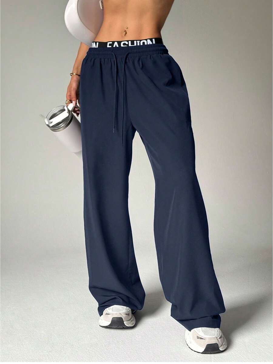 Pantaloni jogger a gamba ampia da donna - Pantaloni yoga a vita alta con vestibilità morbida, pantaloni da lounge morbidi e setosi per palestra, corsa e viaggio, Leggings attivi 2025 Cloudtouch