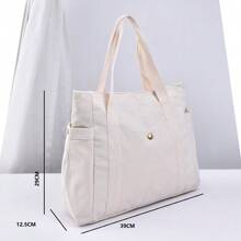 1 Peça Bolsa de Mão e Bebê Moda, Bolsa Sacola Multiuso de Lona, Bolsa de Fraldas para Ombro