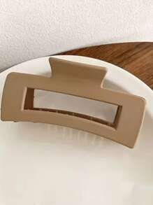 4 Pezzi Fermagli per Capelli da Donna - Fermagli Quadrati Grandi, Presa Antiscivolo per Capelli Spessi/Sottili, 4 Colori Solidi, Accessori per Capelli Estivi Semplici e Versatili Fermagli per Capelli, Pinze per Capelli, Fermagli per Capelli, molletta per Capelli, molletta a Cravatta per Capelli, Adatti per Vacanze e Outfit Invernali da Donna