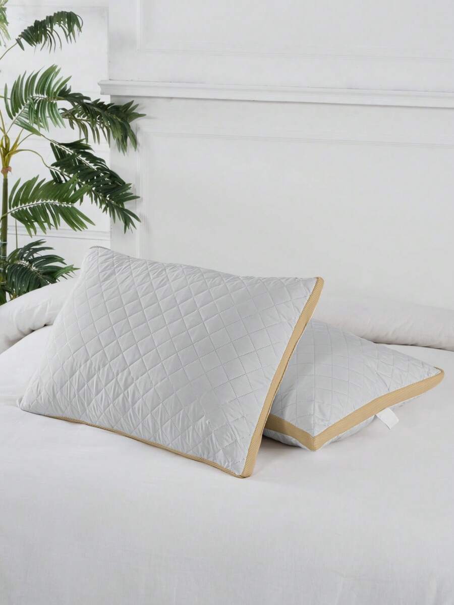 Lovella Paris ClimaComfort 枕头 灰色/金色 | 50x70 厘米 | 极致睡眠舒适 1 件 - 金色 - 查看 1