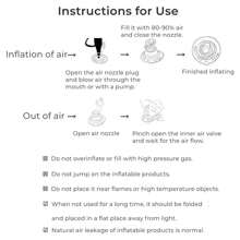 2 pachete de plutitoare gonflabile pentru brațe - aripioare de înot pentru începători, plutitoare pentru piscină pentru învățarea înotului, aripioare de apă reglabile pentru 13-68 kg, accesorii de înot gonflabile