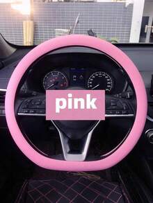 Silicone Steering Wheel Cover, All-Season Universal Thin Grip Sleeve, Lightweight Anti-Slip Anti-Sweat Car Essential - Multicolor - View 9