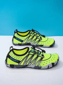 户外男女款河流徒步凉鞋,速干透气防滑夏季钓鱼鞋,轻便网眼水上鞋 - 黃色 - 查看 6