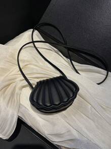 Bolso de hombro mini de moda, elegante bolso de concha perfecto para fiestas, bodas, cenas y banquetes, que combina con vestidos de novia, atuendos formales, vestidos de graduación y atuendos de cumpleaños