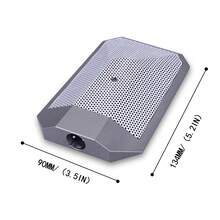 低音鼓乐器麦克风舞台表演拾音线电容接口麦克风 - 銀色 - 查看 7