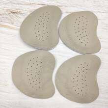 4 Stücke Vorfuß Pads | Atmungsaktive rutschfeste Einlegesohlen für High Heels und Sandalen - Bequeme Echtheder Einlegesohlen, verbesserte Traktion und Stoßabsorption, geeignet für Valentinstag, Weihnachten, Erntedankfest, Lässig Stil, Accessoires für Lässig Schuhe | Atmungsaktive Einlegesohlen