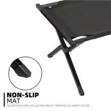 Pat pliabil pentru camping în aer liber pentru adulți, șezlong de grădină, leagăn, cu geantă de transport, capacitate mare de încărcare, pat pliabil portabil