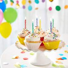 10/20/50 candele a spirale colorate per torte di compleanno, candele per cupcake, per feste e celebrazioni