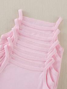 Conjunto de 5 peças de macacões brancos fofos para bebês meninas