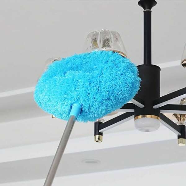 1PC Extendable Microfiber Ceiling Fan Duster With Washable Head - Perfect For High Ceilings, Furniture & Car Cleaning Ceiling Fan Cleaner Duster Fan Cleaner