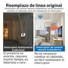 Módulo de interruptor de control remoto RF inalámbrico individual de 1 pieza, adecuado para controlar electrodomésticos de bajo consumo de 220 V, lámparas, ventiladores, vallas publicitarias y otros electrodomésticos dentro de 30-50 M - Blanco - Ver 6