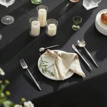 6er Pack Tischdecken für 6-8 Fuß Tische - waschbare Polyester Tischdecken für Hochzeit, Geburtstag, Bankette, Picknick, Camping, 152 x 259 cm
