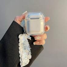 蓝色/粉色花卉/海洋主题保护壳，适用于 4、3、Pro 3 蓝牙耳机，理想礼物