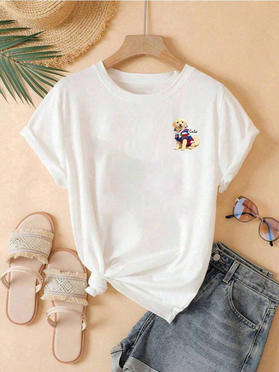 Camiseta "Labrador Cool" - Blanco - Ver 1