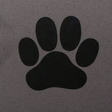Bone Dry - Contenedor de almacenamiento de juguetes y accesorios para mascotas DII, cesta organizadora plegable para decoración del hogar, juguetes para mascotas, mantas, correas y comida, Paw Gris, rectangular Chico - Pata hueso gris - Ver 7