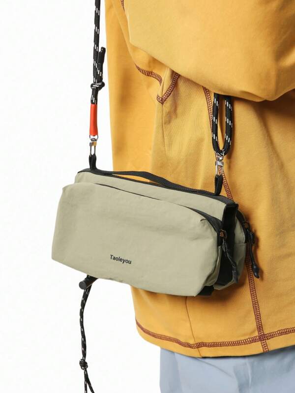 Bolsa para botella de agua unisex, bolso transversal simple y ligero, bolso deportivo casual y de moda multifuncional para el hombro, adecuado para hombres y mujeres
