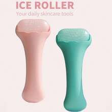 1 szt. żelowy wałek do masażu twarzy z lodem PE, narzędzie do pielęgnacji twarzy, terapia lodem i masaż - Wielokolorowe - Zobacz 4