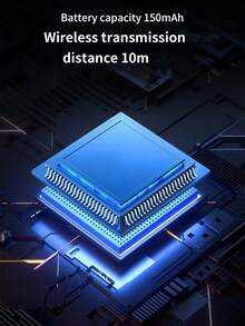 W12數字顯示藍牙耳機hifi高音質6mm移動線圈喇叭支持雙耳通話,深度降噪,舒適佩戴,適用於遊戲,聽音樂,看電視劇-白色 - 白色 - 查看 9