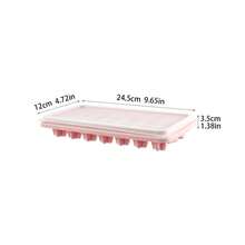 1PC Plastic Ice Cube Trays, Ice Cube Molds, Ice Cube Boxes, Ice-Making Boxes, Covered Ice Cube Trays, Household Ice-Making Molds