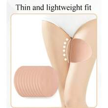 Manguito de pierna elástico para rodilla, envoltura antirroce para muslo, soporte de pierna invisible antifrición