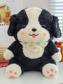 可爱的卡通边境牧羊犬小狗毛绒玩偶，柔软蓬松的毛绒动物，适合送给孩子、朋友、儿童节、情人节、可爱的家居装饰、送给朋友和家人的节日和生日礼物 - 彩色 - 查看 10