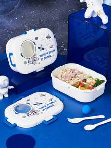 Individuelle Astronauten Lunchbox, ein Muss für die Schulanfang, geeignet für Büro, Outdoor, Picknick, Schule, Arbeit, mikrowellengeeignet