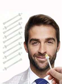 10/20/30Pcs Nose Wax Sticks Applicators,Manual Nose Hair Trimmer,ABS Wax Rod Wand Nose Waxing Strips Nostril Cleaning Removal For Cleaning Nostrils And Removing Nose Hair,Eyebrow For Men Women,Wax Applicator Sticks,For Easy Use Accurate And Portable Comfortable Trimming Experience Easily Trim Difficult To Reach Nasal Hair,Easy,Quick Hair Remove,1Pc