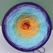 300g Pure Cotton Gradient Fairy Cake Yarn, Handmade Crochet & Knitting For Dresses And Shawls, Spring/Summer