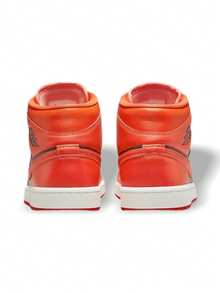 AIR JORDAN 1 MID SE ROJO 600 para mujer - Naranja/Negro - Ver 5