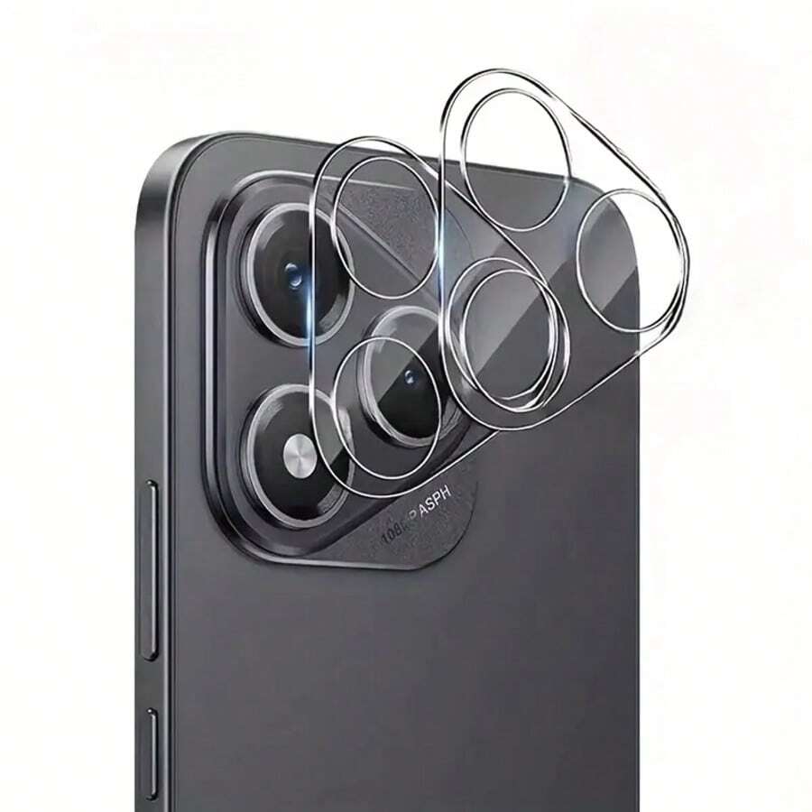 2片防爆玻璃相機鏡頭保護貼,相容於 Honor 400 Lite/400 Pro/400 600、600pro/600lite,3D 全方位保護設計,防刮、易安裝、高畫質成像、表面光滑、防指紋、防眩光,附防指紋塗層 - 無色 - 查看 1