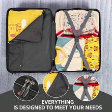 Carry On Suitcase ABS Hard Shell Lightweight Small Trolley Travel Cabin Luggage With  Double Spinner Wheels TSA Lock , 21" - Black - View 5