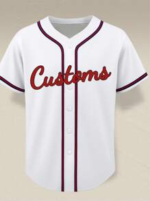 Camiseta de béisbol personalizada para hombres, mujeres y jóvenes - Camiseta de moda con nombre y número impresos