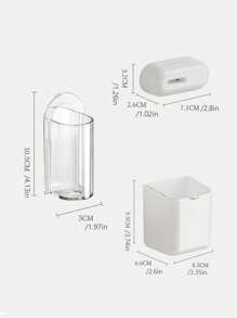 Self-Adhesive Electric Toothbrush Holder, Wall Mount Bathroom Storage Rack, No Power Required, Convenient Installation, Suitable For Christmas/Halloween Gifts & Decoration Home Bathroom Decor Fall Decor.Electric Toothbrush Holders For Bathroom, Wall Mounted Clear Electric Toothbrush Organizer, Self Adhesive Bathrooms Toothbrush Storage For Shower, Saving Space And Keep Drying. Back To School