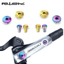 Risk Cycling Titanium Alloy Screws For Brake Cylinder Heads Of Mountain Bikes, Integral And Split Oil Chamber Cover Screws, SLX/XT/XTR Fixed Titanium Screws