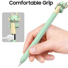 Cute Bear Case Compatible With Apple Pencil Pro And 2nd Generation And Apple Pencil (USB-C) , Silicone Protective Cover Sleeve With Apple Pencil 1st Generation