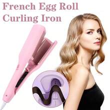 32mm Egg Roll Curling Iron, Pink - Pink - View 4