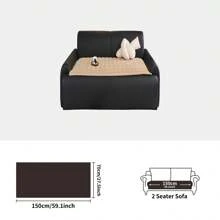 1pc Minimalist Solid Color Plaid Striped Design Sofa Slipcover, Comfortable For Sitting Or Lounging, Suitable For 2-Seater, 3-Seater, 4-Seater And Modular Sofas, All Season Use Chair Office Chair Chair Cushion Cushion Seat Cushion
