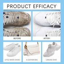jakehoe 1/2 Set Of White Shoe Foam Cleaner, Deodorizing 100ML Foam Mousse Sneaker Upper, Clean And Wash-Free Whitening Cleaner, Suitable For LITTLE WHITE SHOES, A LEATHER BAG, CANVAS SHOE, Give Gifts To Friends (New And Old Models Are Randomly Sent)