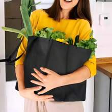 1/3/5 حقيبة تسوق قابلة للطي سعة كبيرة، أكياس تخزين قابلة لإعادة الاستخدام غير منسوجة، أكياس قابلة للطي للسفر والتخييم والأنشطة الخارجية، أكياس تسوق البقالة، تخزين المطبخ، مثالية لموسم الحصاد، أكياس هدايا عيد الهالوين/عيد الموتى - تخزين المطبخ وملحقات المطبخ، هدايا عيد الهالوين