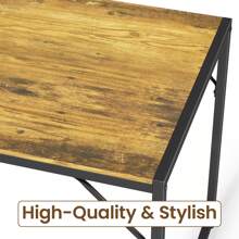 Juego de mesa de comedor de 45.5" para 4 personas, juego de mesa de cocina con 2 bancos, juego de mesa de comedor con estructura de metal y tablero de MDF, rincón de comedor compacto