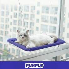 Sunny Seat Window-Mounted Cat Bed,Cat Window Perch,Cat Hammock With Easy Set-Up And Easy Clean Cat Hammock