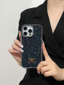 1pc Glittering Ombre Rhinestone Phone Case Compatible With Iphone 16 Pro Max/16/16 Pro/16 Plus/15/15 Pro Max/15 Pro/15 Plus/11/12/13/14 Pro Max/XS/XR/11 Pro/11 Pro Max/12 Pro/12 Pro Max/13 Pro/13 Pro Max/7 Plus/14 Pro/14 Pro Max/14 Plus/7 Plus/8 Plus/8/SE2, Soft Waterproof Shockproof Anti-Fall Scratch Resistant