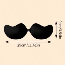 2pairs Mango-Shaped Silicone Nipple Cover Light And Weightless With Clasp Shoulder Strap Invisible Silicone Chest Patch Push-Up Bra Pull-Up Underwear Breast Patch