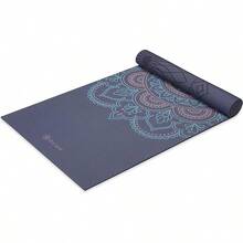 - Tapete de yoga de alta calidad, reversible, grueso, antideslizante, para ejercicios y ejercicios de fitness, para tipo de yoga, pilates y entrenamientos en el piso (68 x 24 x 6 mm - Púrpura Illusion - Ver 13