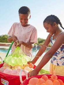999 PCS Water Balloons Quick Fill Set,Summer Splash Fun Water Party Game,Family Outdoor Swimming Pool Water Toys,Outdoor Water Toys For Outdoor, Friends, Children Summer Fun,Kids Pools,Christmas Gifts For Kids,Kids Makeup,Kids Birthday Party,Pool Day,Kiddie Pool