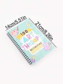 1pc Art & Emotion Guide Notebook, Therapy Activity Planner, Mental Health Treatment Planner